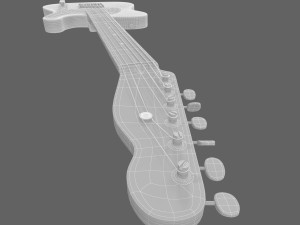 fender guitar 3D Model