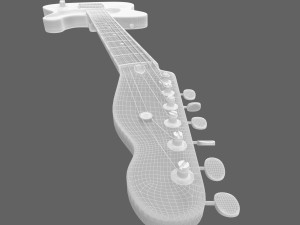 fender guitar 3D Model