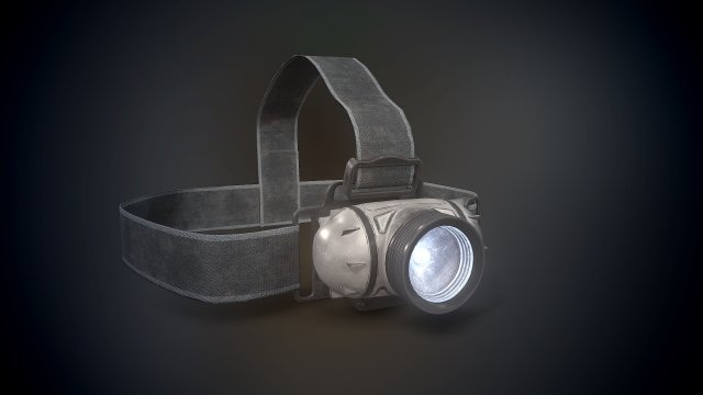 flashlight Model 3D .c4d .max .obj .3ds .fbx .stl .blend 