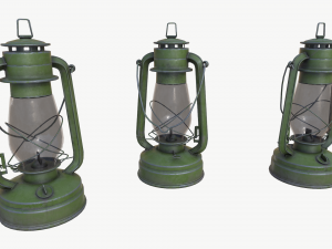 pbr oil lamp collection 3D-Modell