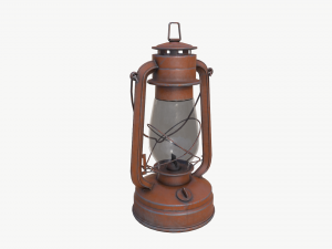 pbr oil lamp collection 3D-Modell