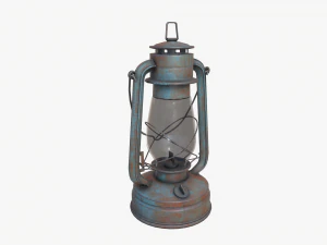 pbr oil lamp collection 3D Model