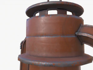 pbr oil lamp collection 3D Model