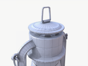 pbr oil lamp collection 3D-Modell
