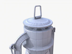 pbr oil lamp collection 3D Model