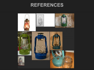 pbr oil lamp collection 3D-Modell