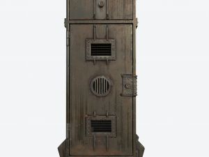 industrial style cupboard 3D 模型