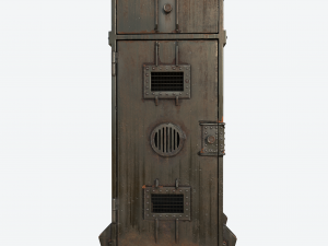 industrial style cupboard 3D 模型