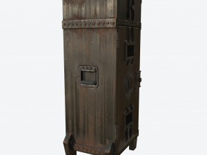 industrial style cupboard 3D 模型