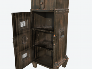 industrial style cupboard 3D 模型