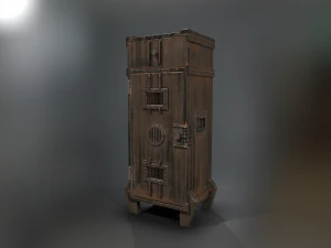 arm&aacute;rio estilo industrial Modelo 3D