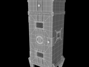 industrial style cupboard 3D 模型