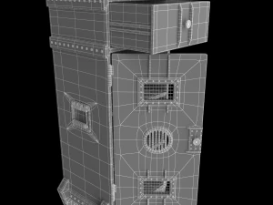 arm&aacute;rio estilo industrial Modelo 3D
