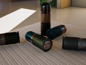 40mm grenades pack w- max file and ue4 project Modelo 3D