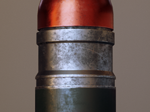 free 40mm grenade m433 3D Model