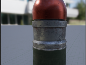free 40mm grenade m433 3D Model