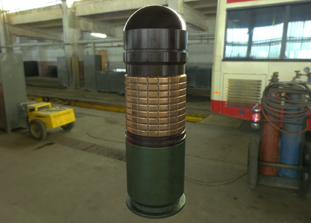 40mm grenade m1xxx Modello 3D .c4d .max .obj .3ds .fbx .stl .blend 