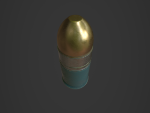 40mm grenade m3xx 3D Model