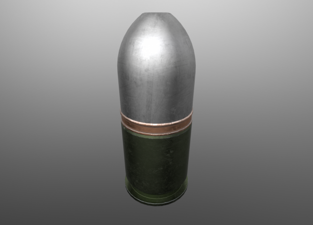 40mm grenade m7xx Model 3D .c4d .max .obj .3ds .fbx .stl .blend 
