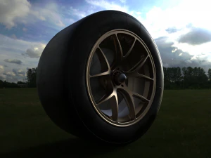 roda gt Modelo 3D