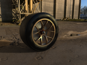 gt wheel Modèle 3D
