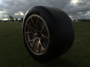 gt wheel Modèle 3D