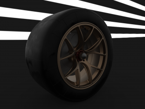 gt wheel Modèle 3D