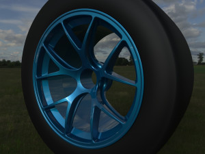 gt wheel Modèle 3D