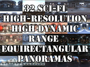 32 공상 과학 hdris 8192x4096x32bit hdr CG 텍스쳐