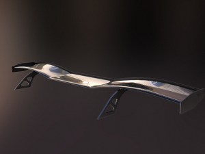 20 semi procedural car wings-spoilers 3D Model