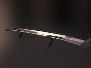 20 semi procedural car wings-spoilers 3D Model