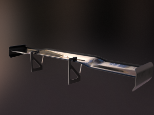 20 semi procedural car wings-spoilers 3D Model