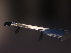 20 semi procedural car wings-spoilers 3D Model