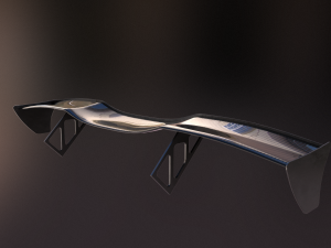 20 semi procedural car wings-spoilers 3D Model