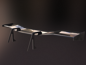 20 semi procedural car wings-spoilers 3D Model