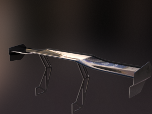 20 semi procedural car wings-spoilers 3D Model