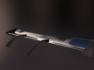 20 semi procedural car wings-spoilers 3D Model