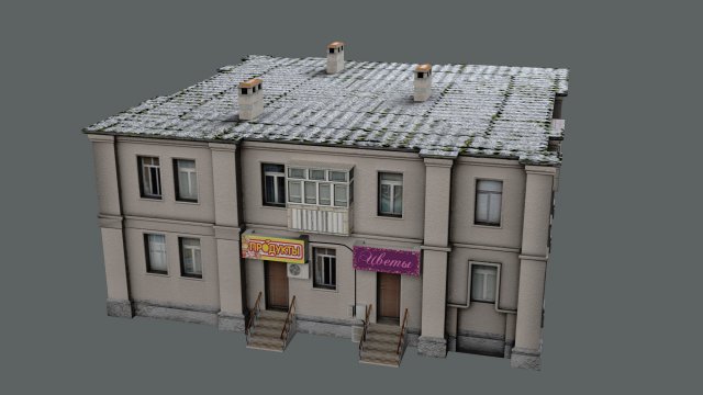 houseforgame Model 3D .c4d .max .obj .3ds .fbx .stl .blend 