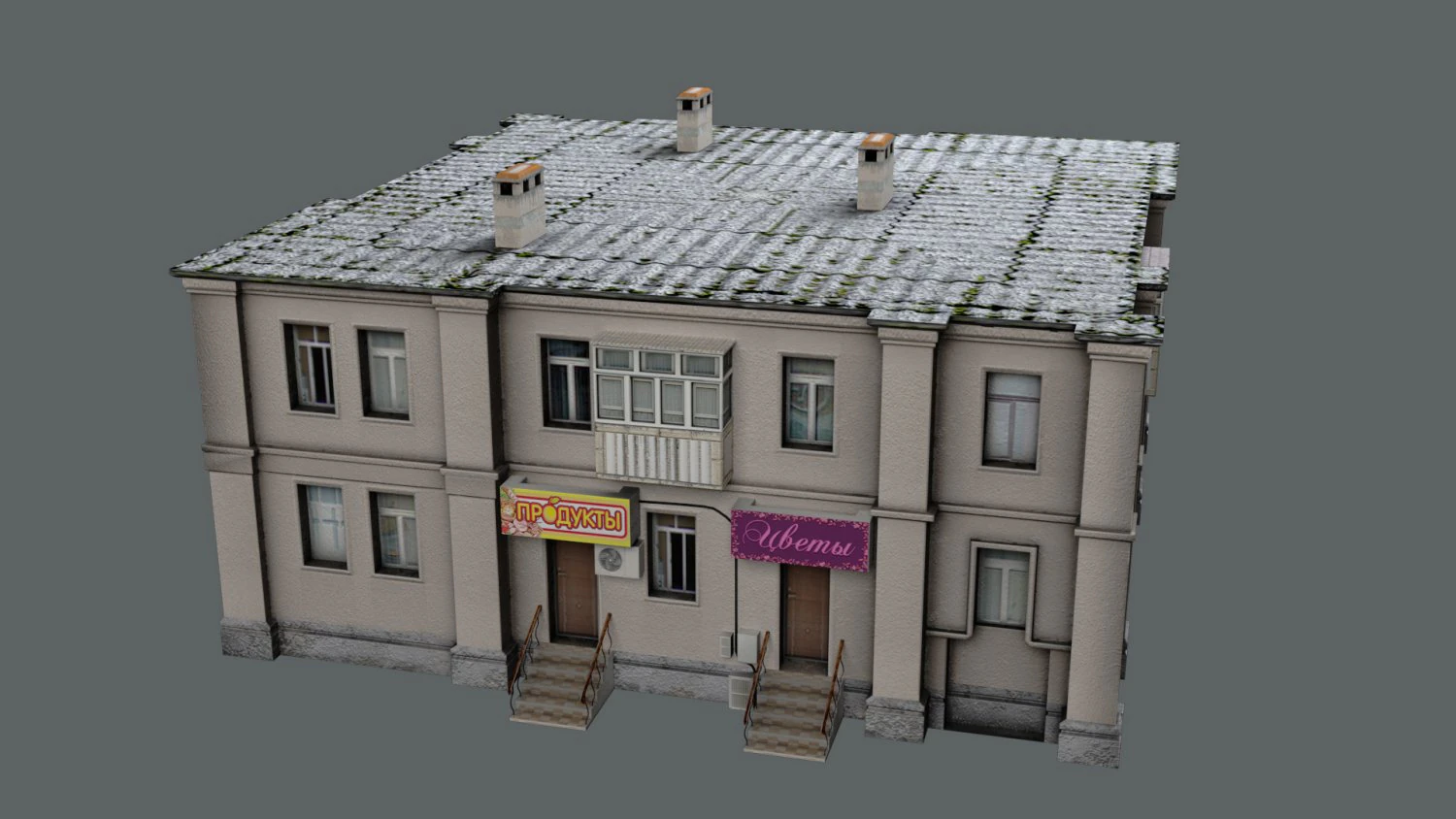 houseforgame 3D Model .c4d .max .obj .3ds .fbx .stl .blend 