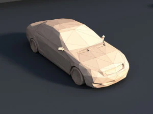 8 paket mobil lowpoly Model 3D