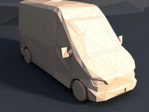 8 paket mobil lowpoly Model 3D