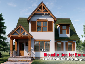 neoarch cottage sb 001 3D Model