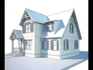 neoarch cottage sb 001 3D मॉडल