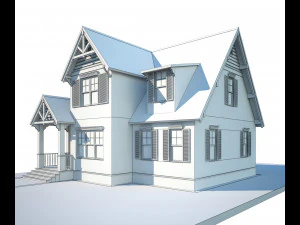neoarch cottage sb 001 3D Model