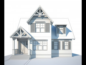 neoarch cottage sb 001 3D मॉडल