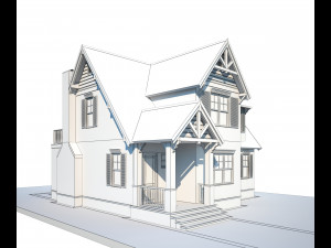 neoarch cottage sb 001 3D मॉडल