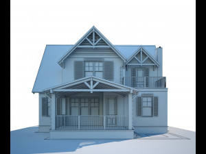 neoarch cottage sb 001 3D मॉडल