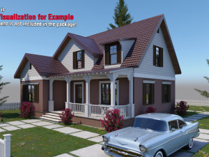 neoarch cottage sb 002 3D Model