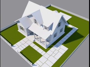 neoarch cottage sb 002 3D Model