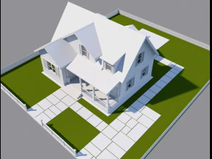 neoarch cottage sb 002 3D Model